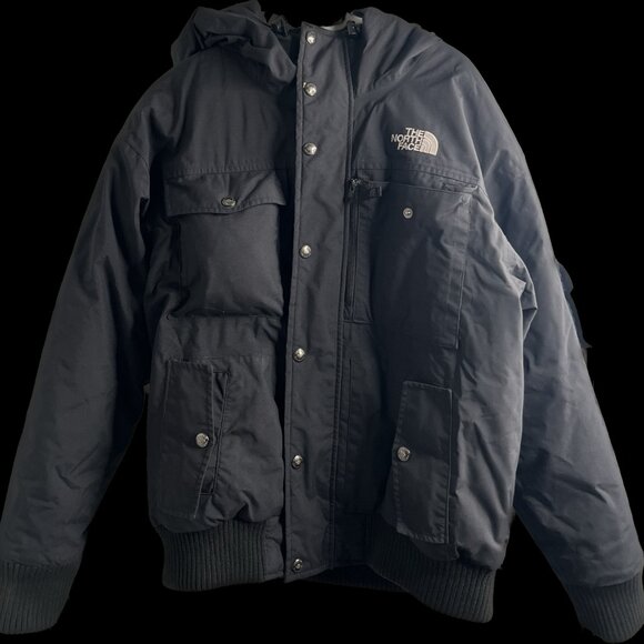 North Face- Warm Black Parka Jacket (M) (Good Condition) - Picture 2 of 2